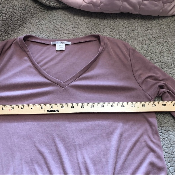 Nouvida Pink Ribbed Top  w Bottom knot Size M - Picture 5 of 8